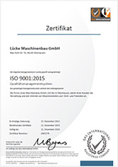 Iso Zertifizierung durch QAS International